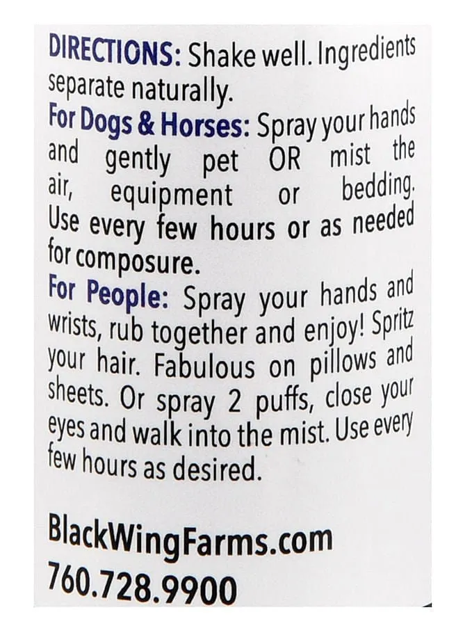 Blackwing Farms Calm Spray, 2 oz
