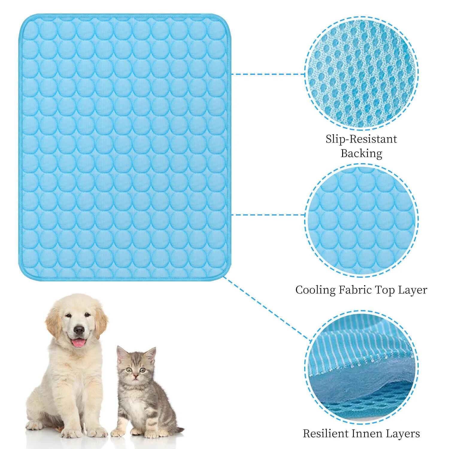 Breathable Summer Cooling Mat for Dogs and Cats