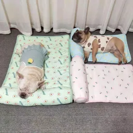 Cool Paws Chill Zone: Breathable Ice Silk Pet Mat For Ultimate Summer Comfort by Dog Hugs Cat