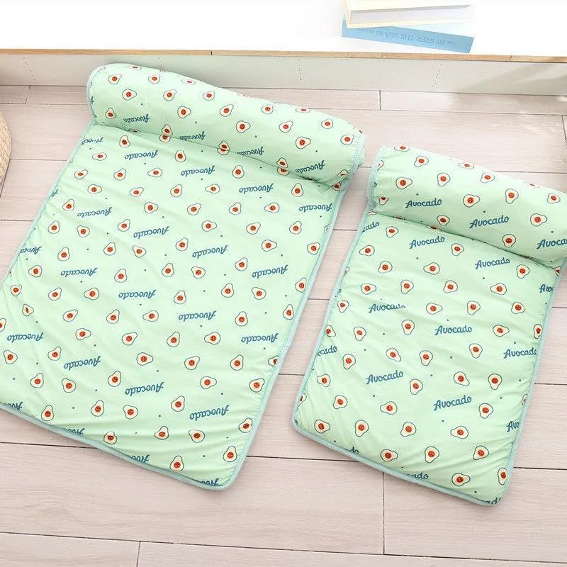 Cool Paws Chill Zone: Breathable Ice Silk Pet Mat For Ultimate Summer Comfort by Dog Hugs Cat