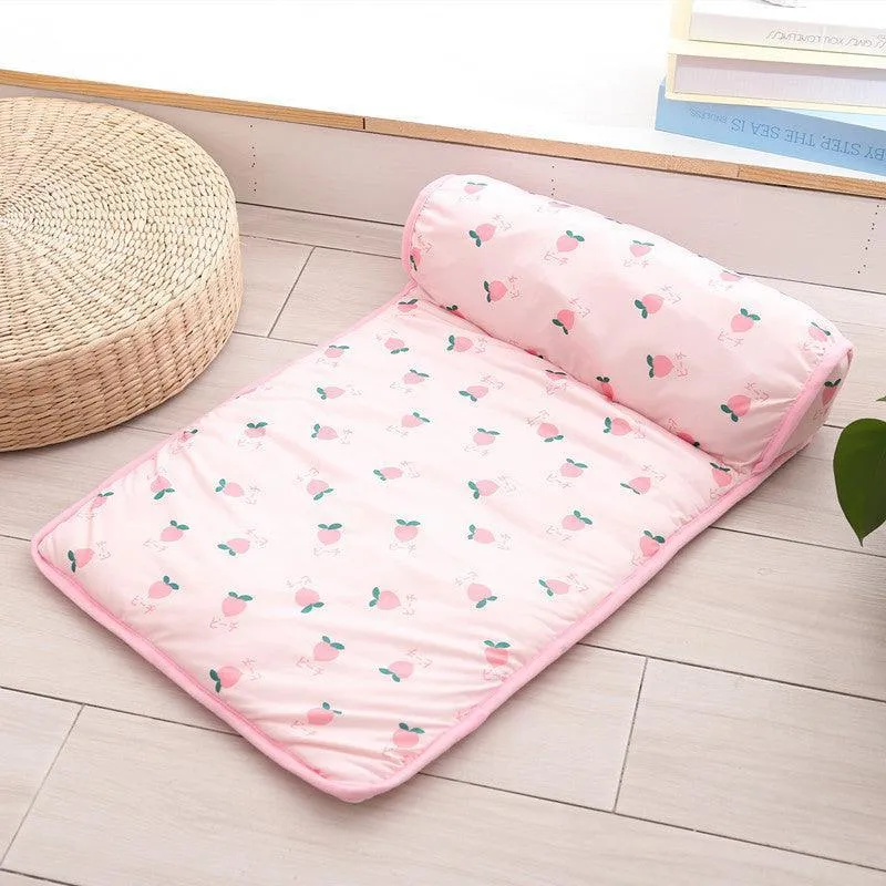Cool Paws Chill Zone: Breathable Ice Silk Pet Mat For Ultimate Summer Comfort by Dog Hugs Cat