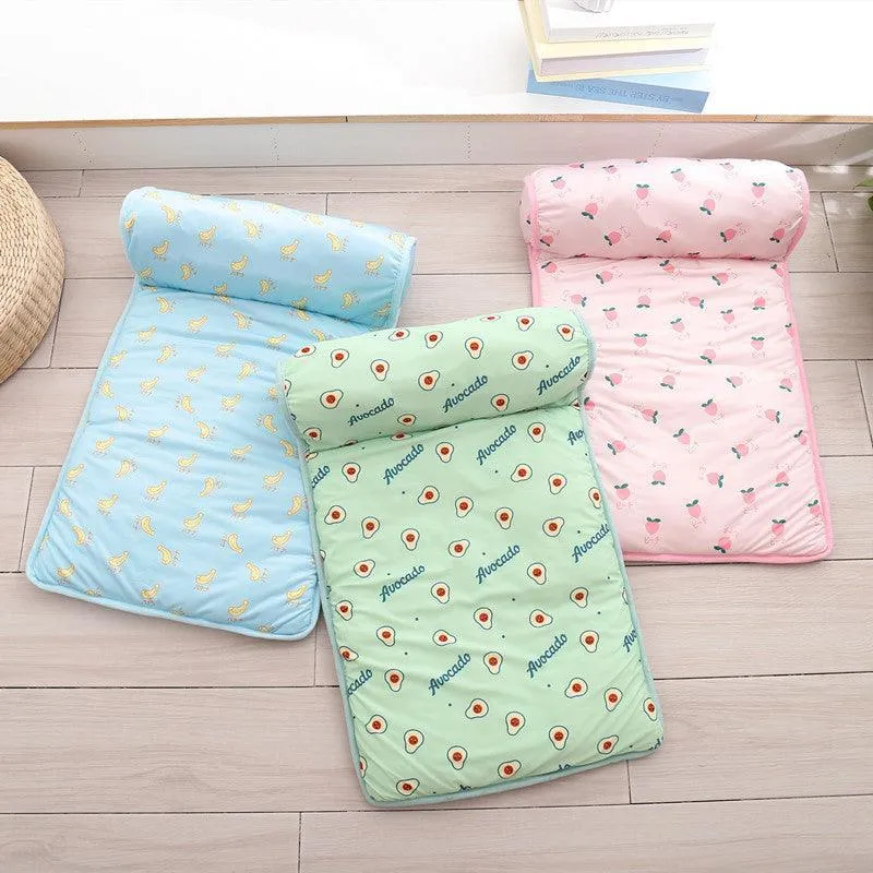 Cool Paws Chill Zone: Breathable Ice Silk Pet Mat For Ultimate Summer Comfort by Dog Hugs Cat