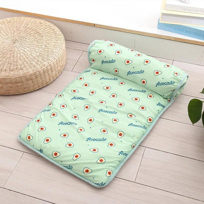 Cool Paws Chill Zone: Breathable Ice Silk Pet Mat For Ultimate Summer Comfort by Dog Hugs Cat