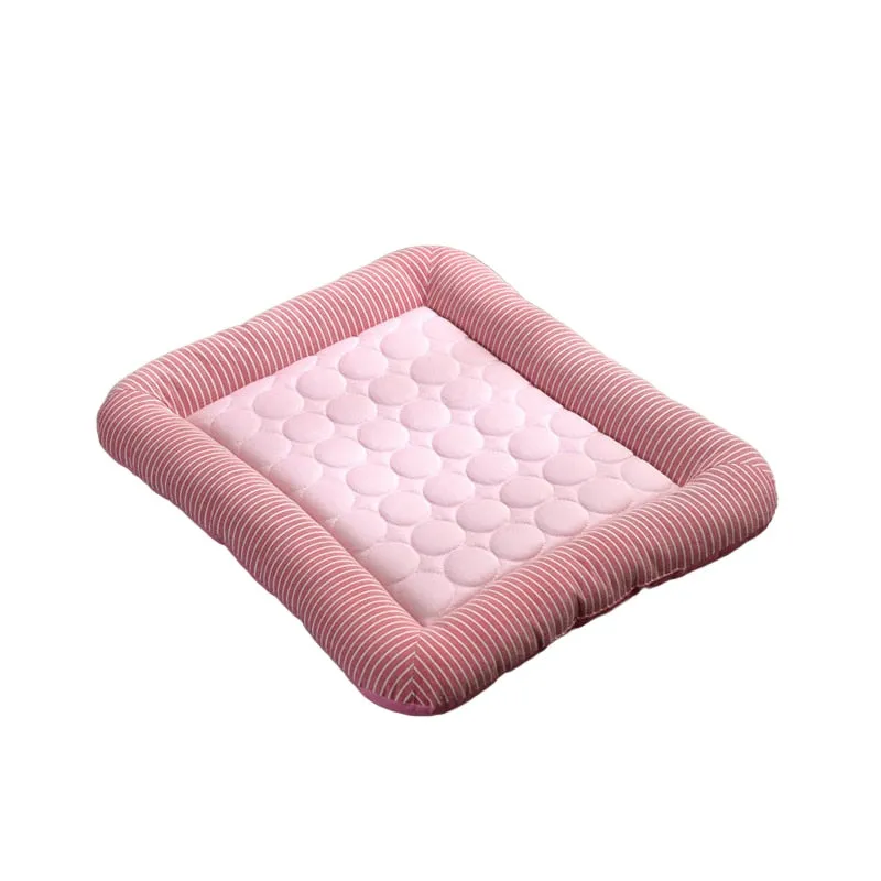 Cooling Mat Pet Ice Pad Teddy Mattress Pet Cool Mat Bed Cat Summer Keep Cool Ice Silk Cooling