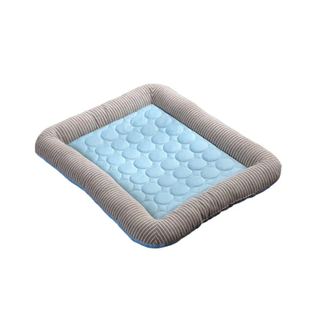 Cooling Mat Pet Ice Pad Teddy Mattress Pet Cool Mat Bed Cat Summer Keep Cool Ice Silk Cooling
