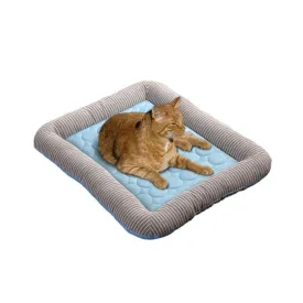 Cooling Mat Pet Ice Pad Teddy Mattress Pet Cool Mat Bed Cat Summer Keep Cool Ice Silk Cooling