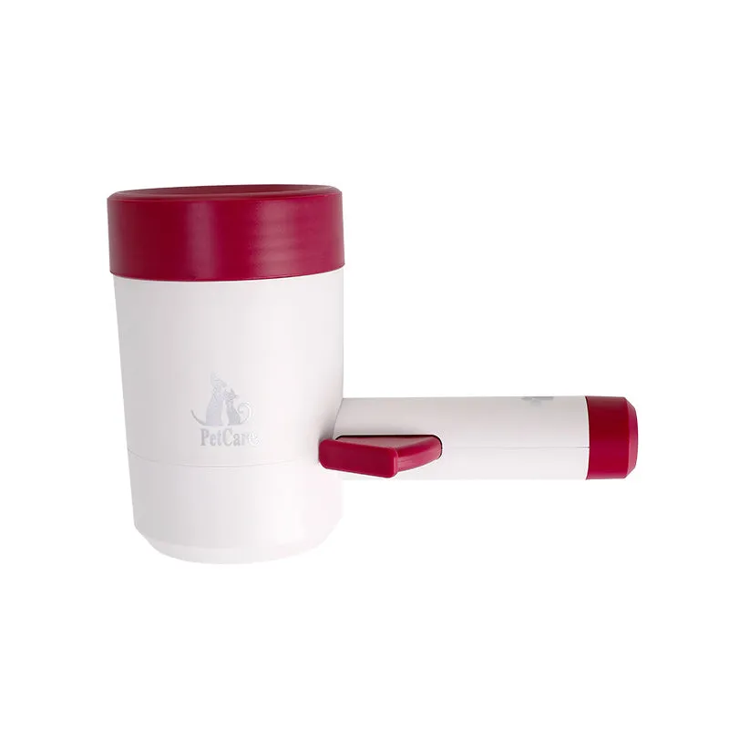 Dog Paw Cleaner Cup – Soft Silicone Combs, Pet Foot Washer with 360° Auto Rotation