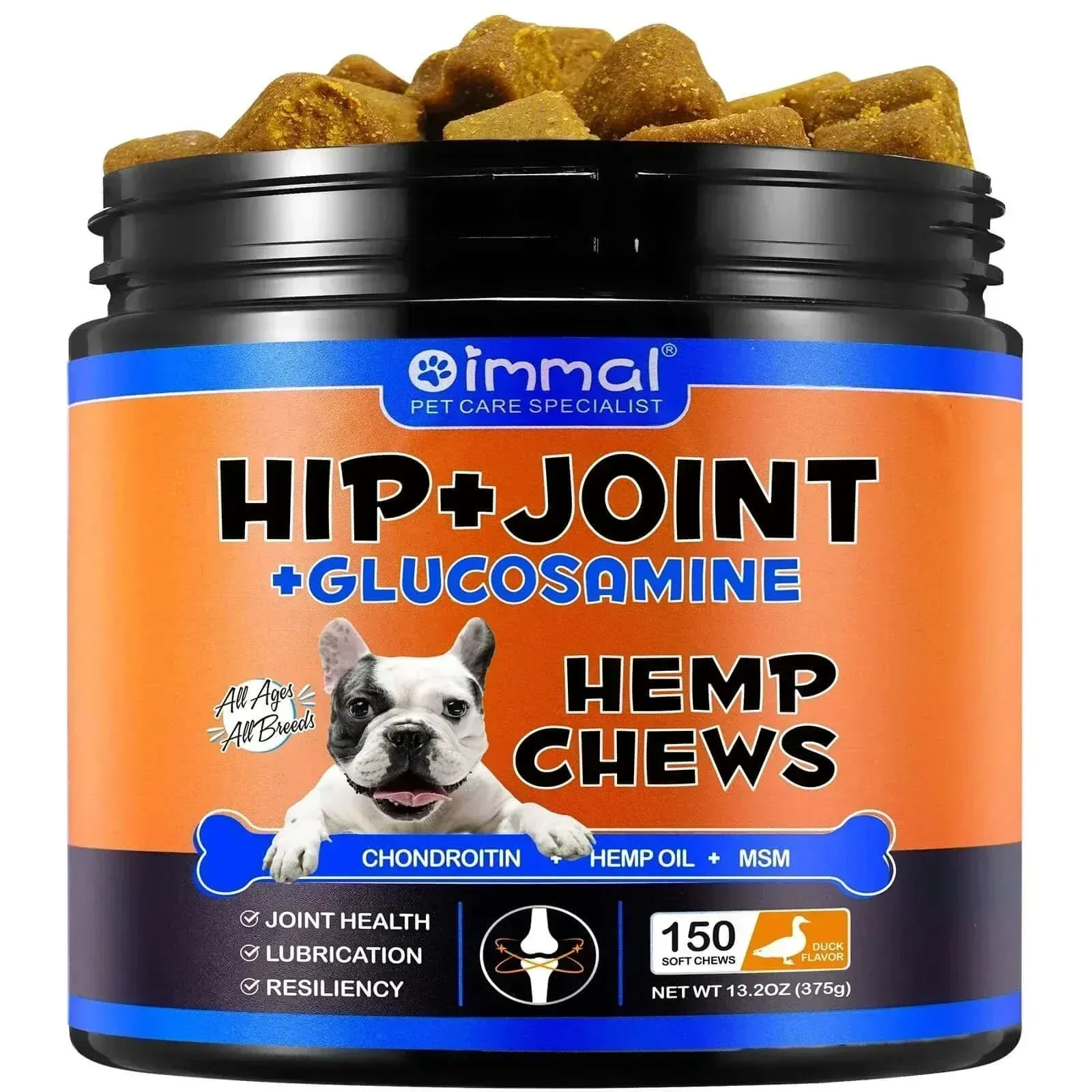 Dogs Glucosamine Joint Pain Relief Treats Chondroitin MSM Supplement Health Mobility Support Chews