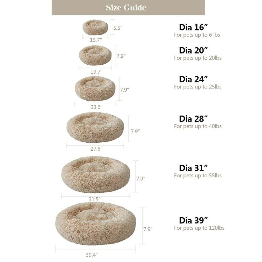 Donut Plush Pet Bed