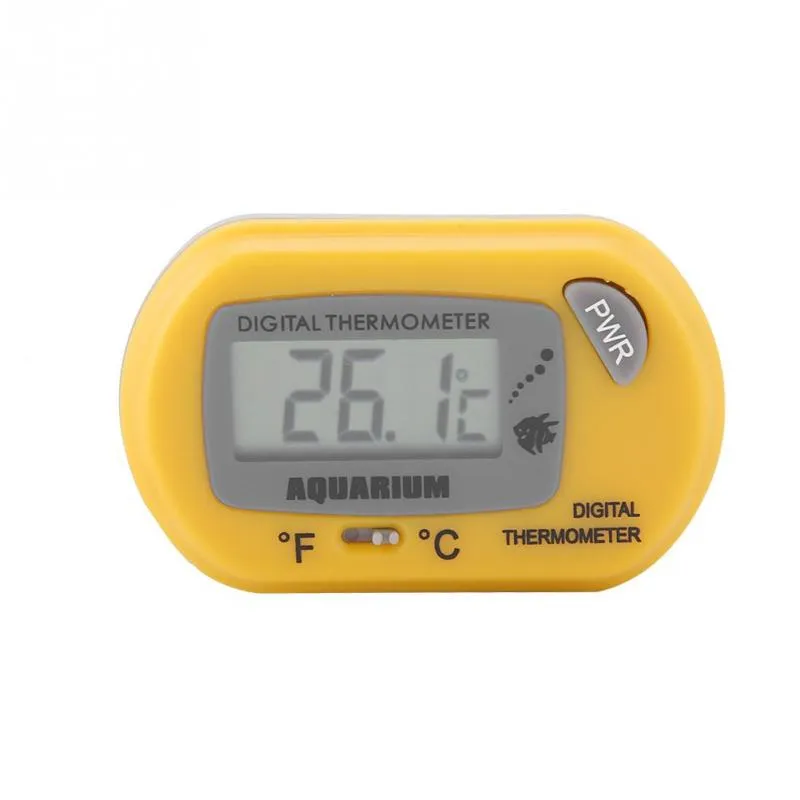 Eagletech Digital LCD Thermometer Suitable for Aquarium (Yellow)