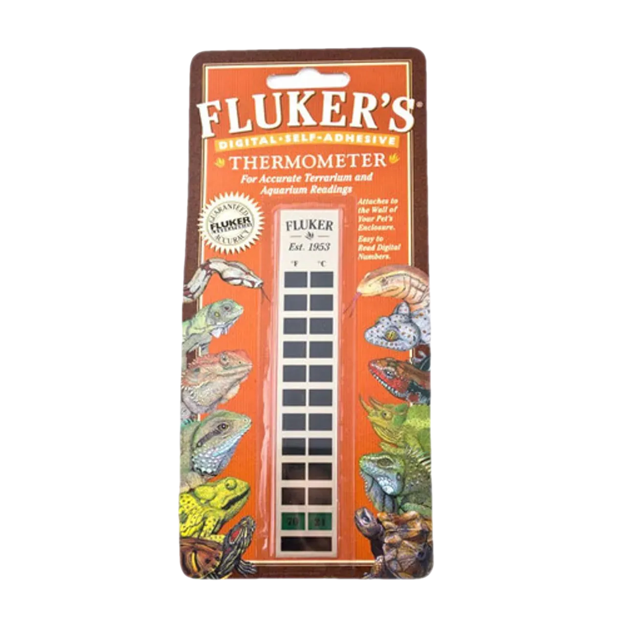 Flukers Flat Digital Self-Adhesive Thermometer