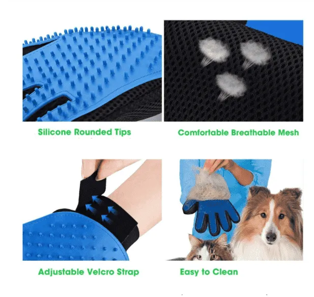 Grooming Glove For Cats & Dogs