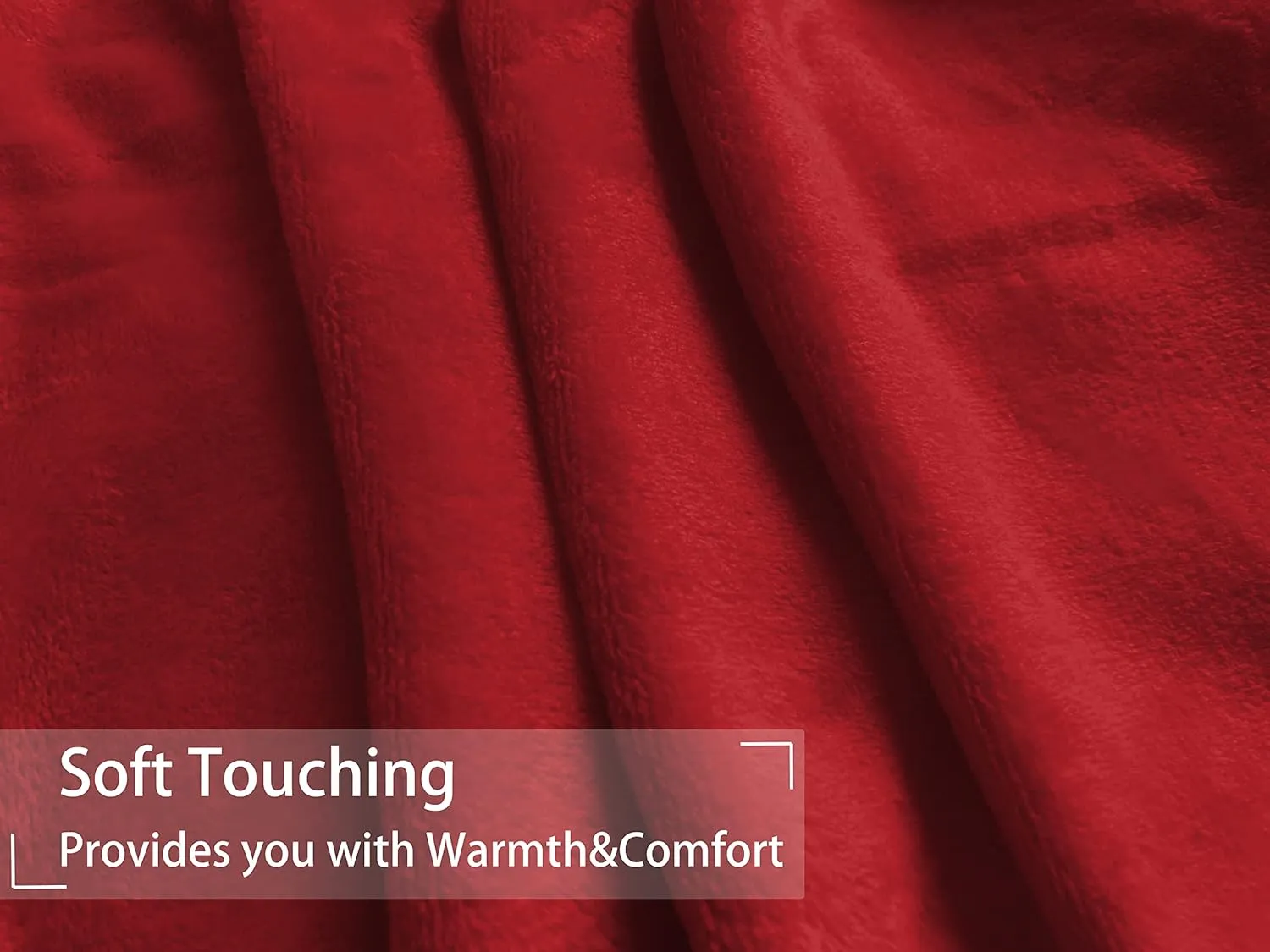 iMaylex Soft Puppy Flannel Fleece Blanket for Pet Dog Cat, Plush Microfiber, Cozy and Lightweight, Red, Pet, 19 x 27 inch (50 x 70 cm)