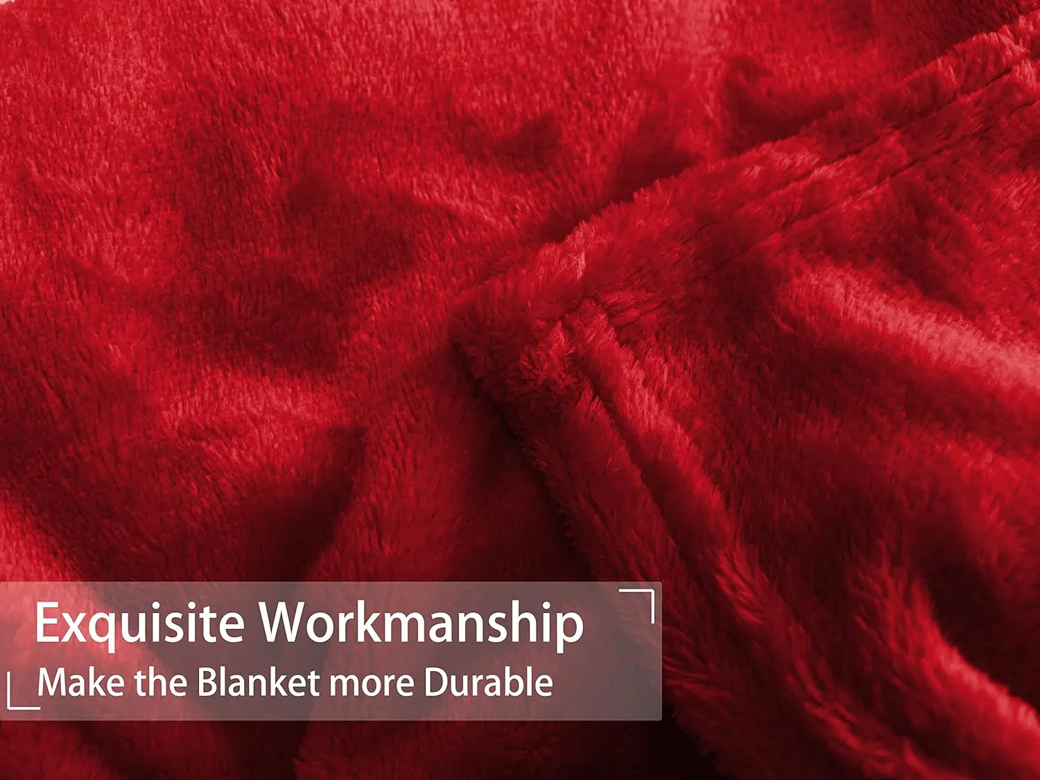 iMaylex Soft Puppy Flannel Fleece Blanket for Pet Dog Cat, Plush Microfiber, Cozy and Lightweight, Red, Pet, 19 x 27 inch (50 x 70 cm)