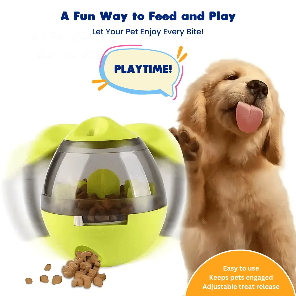 Interactive Treat Dispensing Tumbler Toy for Cats & Dogs