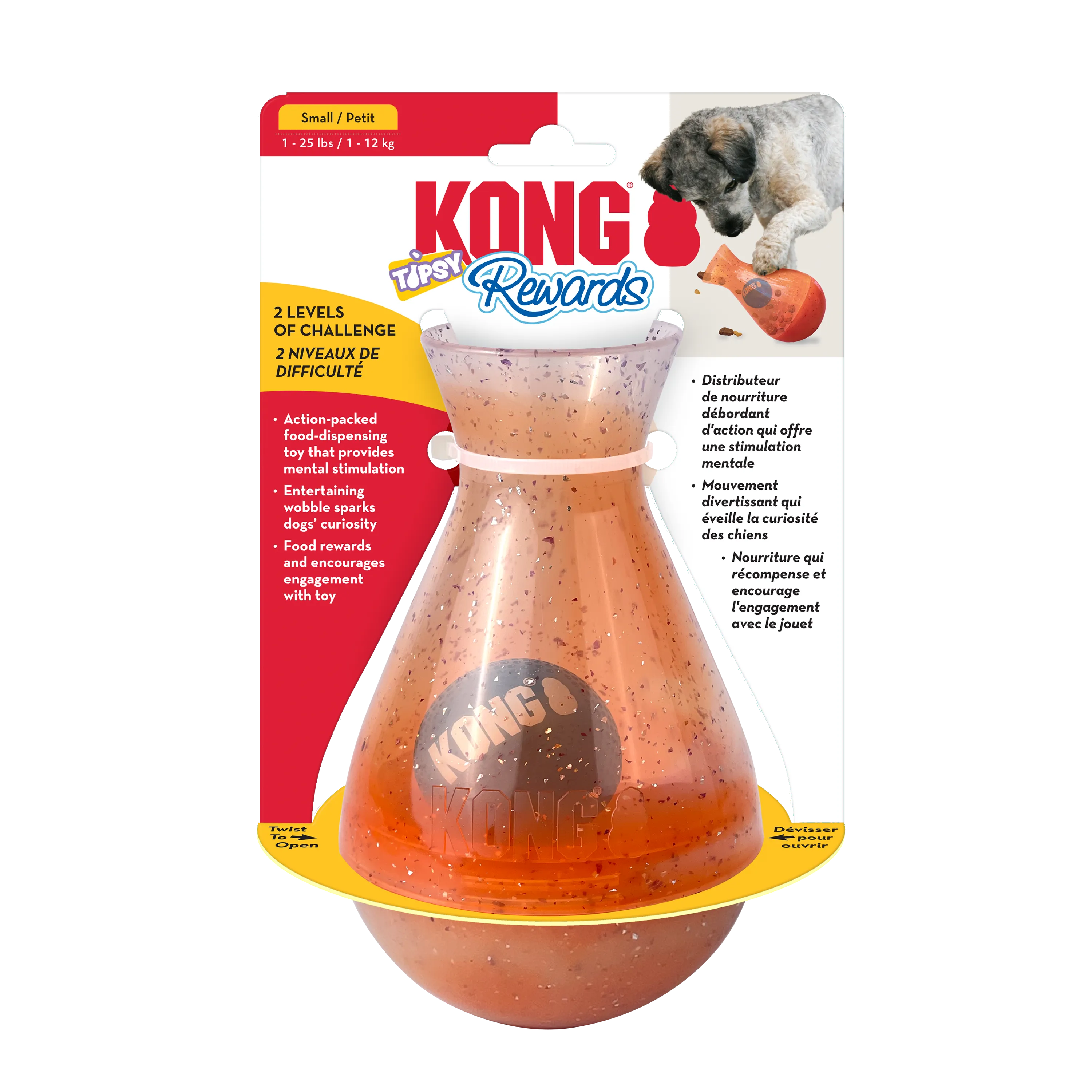 KONG Toughz Rewards Tipsy