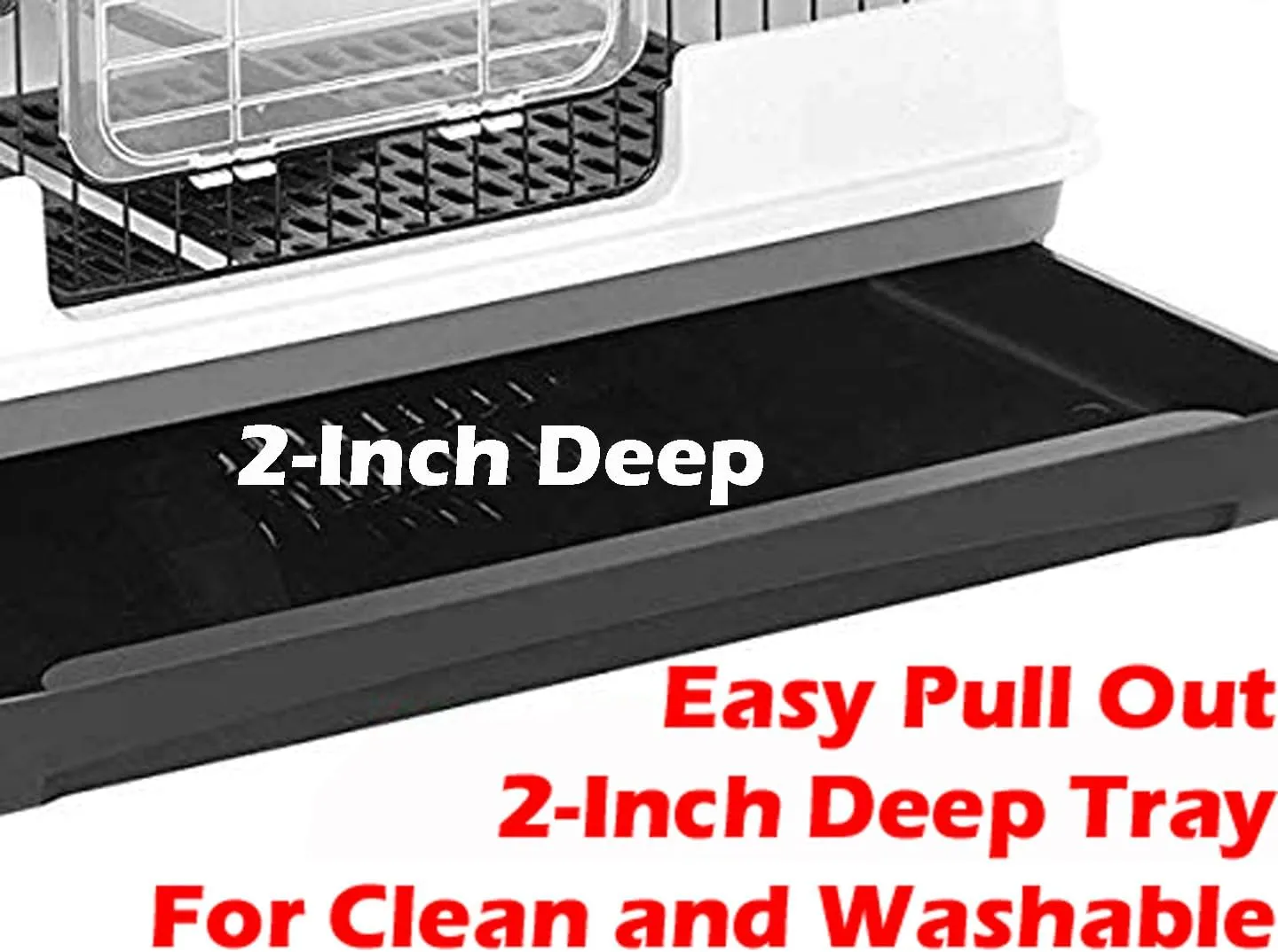 Large Deluxe Indoor/Outdoor Guinea Pig Chinchilla Ferret Squirrel Hedgehog Kitten Home Rabbit Bunny Hutch House Critter Habitat Easy Removable Washable 2-Inch Deep Tray Lockable Casters