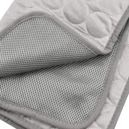 Light Gray Circle Pattern Pets Cooling Mat