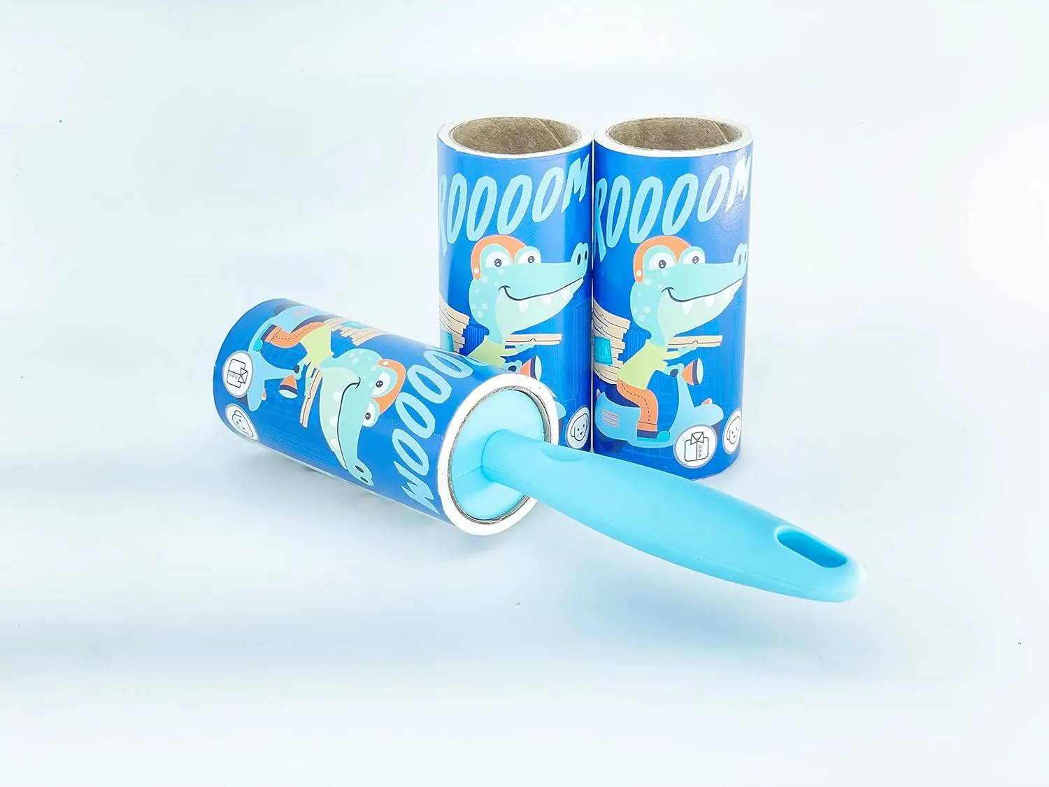 Lint Roller 10cm Sheet Set of 3 Rolls 180 Sheets, 60 Sheets Each roll