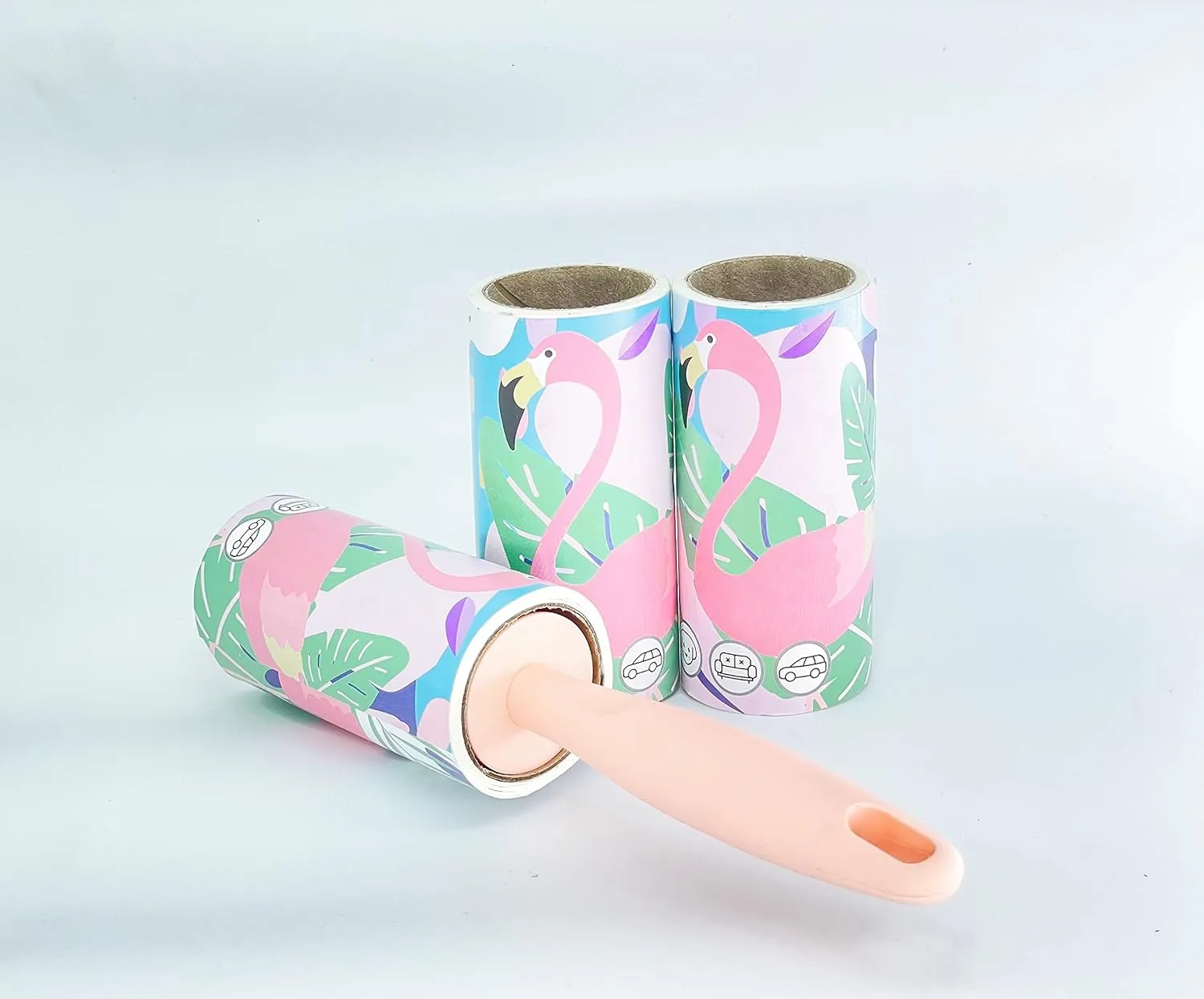 Lint Roller 10cm Sheet Set of 3 Rolls 180 Sheets, 60 Sheets Each roll