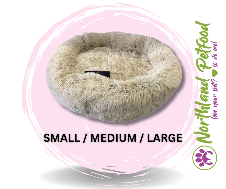 Luxurious Calming Pet Bed - Caramel Latte