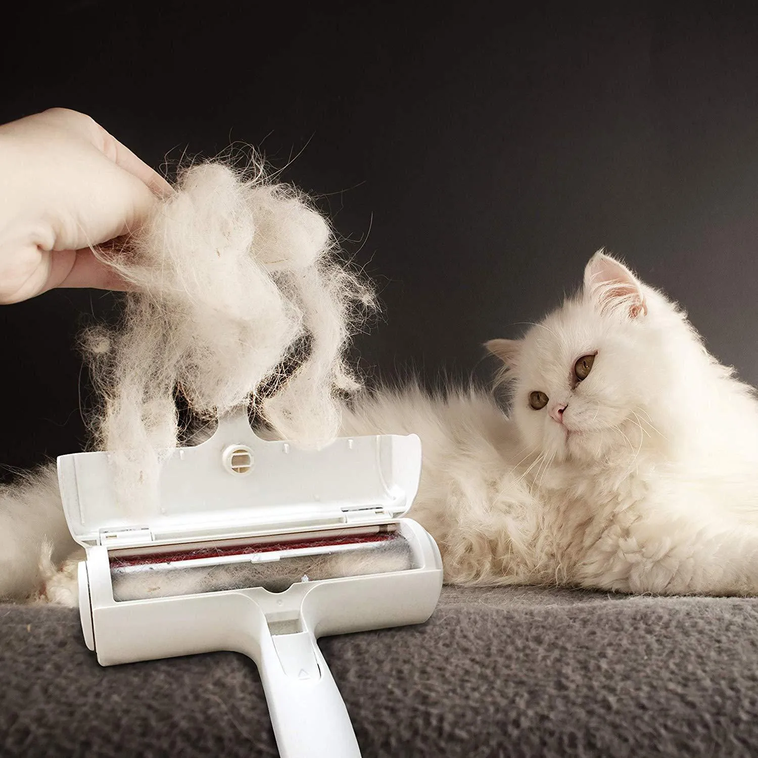 NuoPets Pet Hair Removel Roller Remover Cleaning Brush Fur Removing Dog Cat Animals Hair Brush