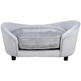 PawHut Dog Sofa Bed Pet Chair Kitten Couch Lounge w/ Cushion for XS S Dogs