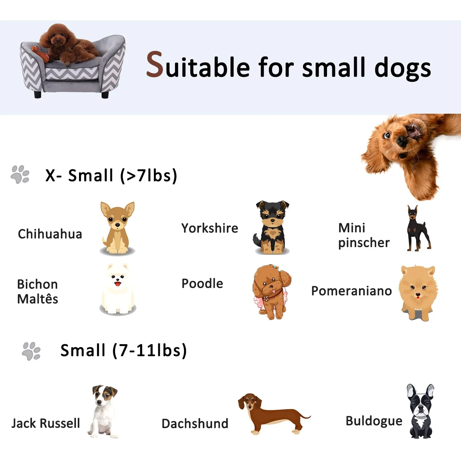 PawHut Pet Sofa