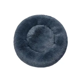 Pet Bed Cat Dog Donut Nest Calming Kennel Cave Deep Sleeping - Dark Grey 3XL