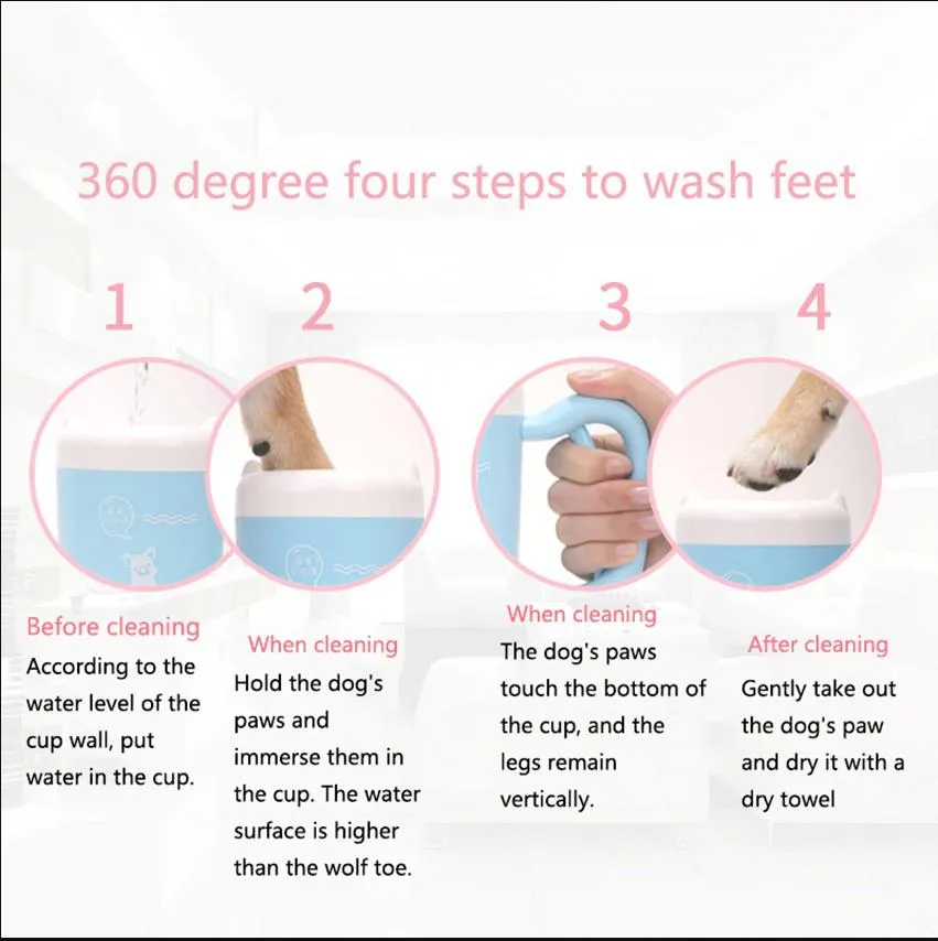 Portable Dog Paw Washer