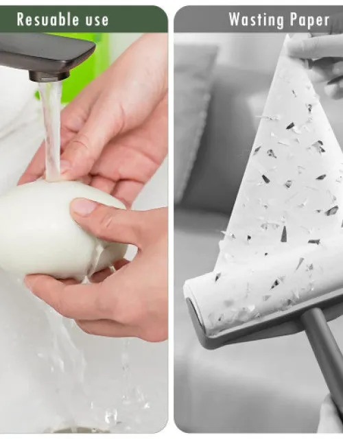 Portable Reusable Washable Lint Roller: Remove lint and hair from clothes, sofas, carpets, and car interior
