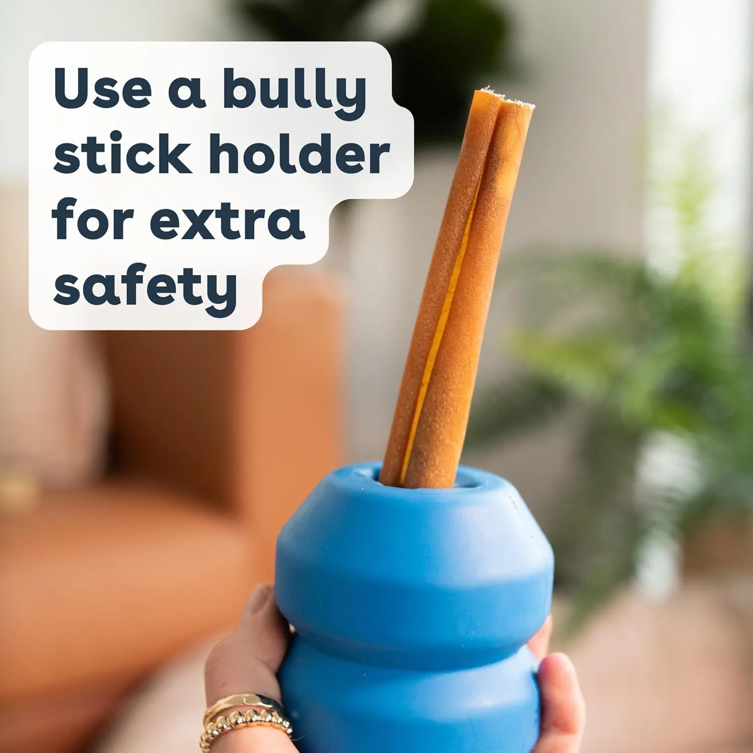 Pupford Thick Bully Sticks for Dogs & Puppies, Smoked for Improved Smell, Natural, Long-Lasting, Single Ingredient Chews for Small & Medium Breeds (6", 10 Count)