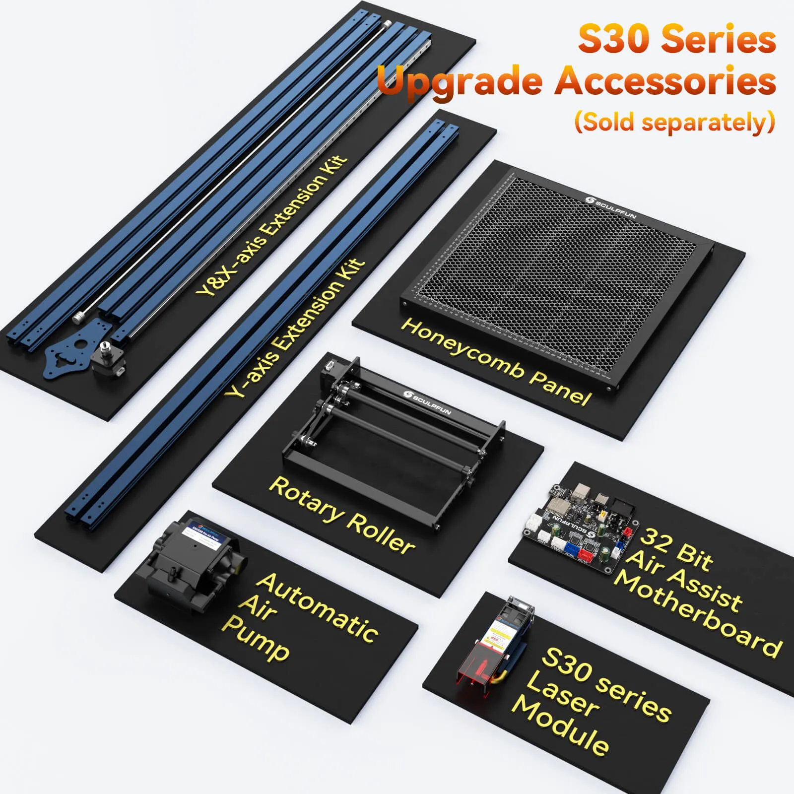 SCULPFUN S30 Pro Max: 20W Laser Engraving and Cutting Machine