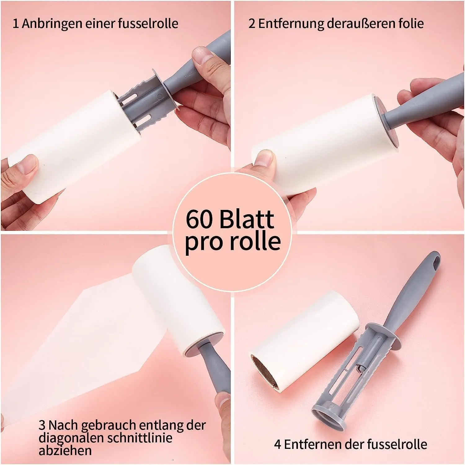 Set of 3 Rolls 180 Sheets, 60 Sheets Each roll