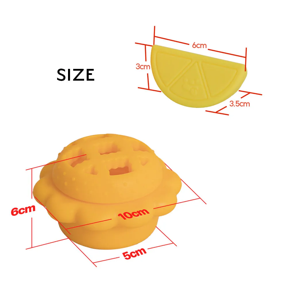 Sniffy Lemon & Pie Dog Nosework Toys (2pc)