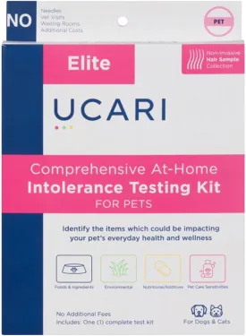 UCARI Pet Sensitivity Test | Screens for 1000  Intolerances | Food & Environment Analysis | Painless Home Test Hair Sample Method | Results in 48 Hours | Cats & Dogs