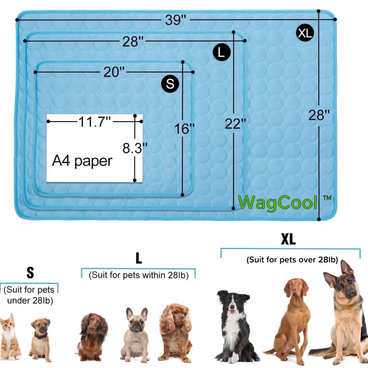 WagCool™ - Dog Cooling Mat (Original)
