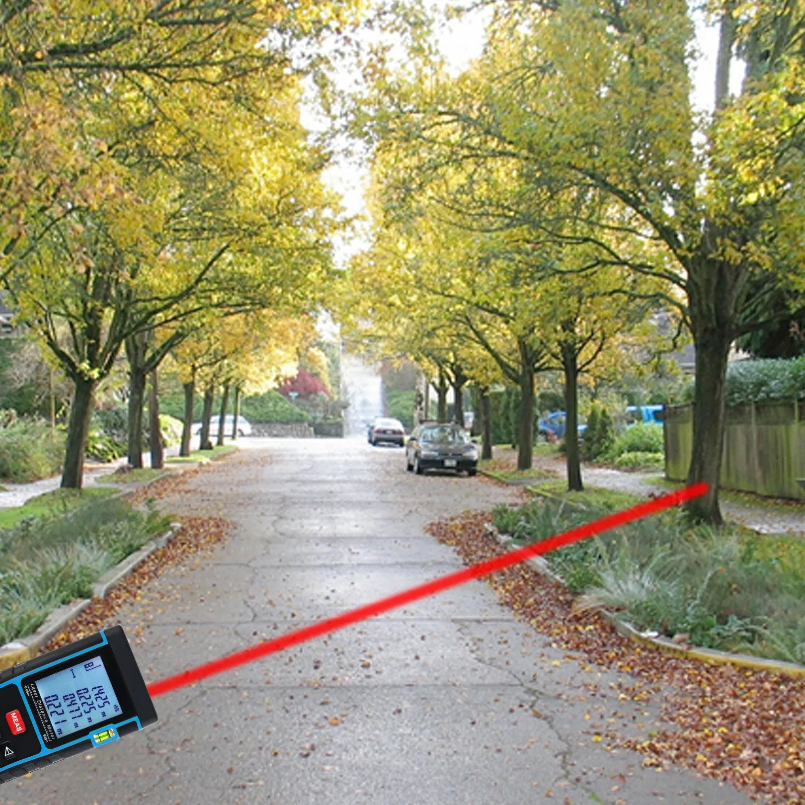 X01RZ-E100  Laser Distance 100 Meter Area Volume Pythagorean w/ Spirit Level Measurer Range Finder