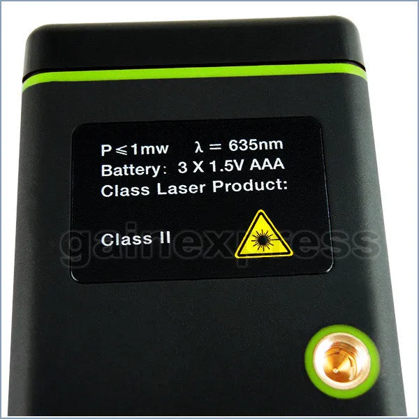 X01RZ-E40 Digital 40M Laser Distance Area Volume Pythagorean w/ Spirit Level Range Finder Tool